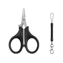 Tijeras de Pesca de Acero Inoxidable, Cortador de Línea Trenzada de PE, Herramientas y Accesorios para Pesca de Carpas.
