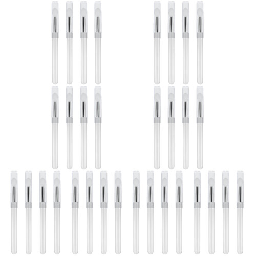 32Pièces Pinceaux Silicone Transparent Pour Précis 2