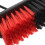 Solar Panel Scrubber Brush Head Universal Fit Red Plastic Steel 10