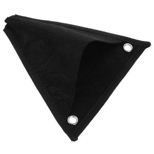3Pcs Space-Saving Wall-Mounted Hanging Planters Black for Home Balcony 2