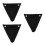 3Pcs Space-Saving Wall-Mounted Hanging Planters Black for Home Balcony 4