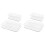 4Pcs Multi-Function Storage Box Transparent Plastic Drawer Organizer 2