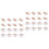 48Pcs Socket Covers Brown Baby Proof Power Outlet Protection Durable 5