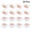 48Pcs Socket Covers Brown Baby Proof Power Outlet Protection Durable 9