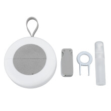 Tech Cleaning Set for Earphones Keyboards and Screens, Precision Tools and Brush with Screen Pen Portable Design Gift Registry Timer Function USB