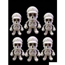 6 PCS 3D printed Mario skeleton model toy set