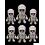 6 PCS 3D printed Mario skeleton model toy set 1