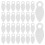 500Pcs Plastic Picture Frame Back Fasteners Durable Photo Holder Clips 3