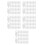 500Pcs Plastic Picture Frame Back Fasteners Durable Photo Holder Clips 8