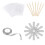 72Pack Candy  Caramel  Sticks and Bags, Silver Glitter Ribbon Caramel  Making Kit 1