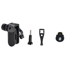 Support Coupe-Vent pour Caméra de Moto avec Adaptateur à Vis 1/4 Pouce pour Caméras pour , pour Action 5/4 et pour