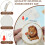 3 Inch Embroidery Hoop Set, for All Stitching Techniques, Solve Fabric Slippage, Threading Hassles, Saves 4