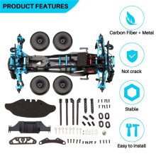 Bricolage RC Voiture Center Drive Drift Racing Cadre 1/10 D5S RC Voiture Cadre en Fiber de Carbone KIT de Bricolage Modèle de Course à Vitesse