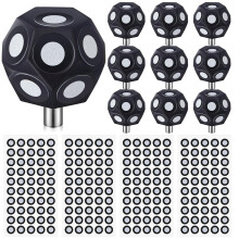 10 Pcs Multi-Angle Set 4 Sheet 200 Point 6.0 mm 3D Scanner Markers Dot Stickers Scanner Turntable for 3D Scanning