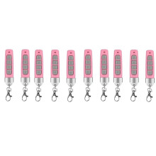 10 Pezzi 433 MHz Telecomando Compatto Wireless Duplicatore per Porte da Garage Cancelli Sistemi Compatibilità Universale Rosa