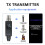 Wireless Microphone 2Pcs Transmitter UHF Receiver Plugged Into XLR Mic Wireless System Suitable for Dynamic 48V Mic 8