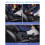 Auto Center Console Armrest Pillow with USB, Adjustable Width, White Line 5