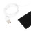 Auto Center Console Armrest Pillow with USB, Adjustable Width, White Line 12