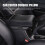 Auto Center Console Armrest Pillow with USB, Adjustable Width, White Line 9