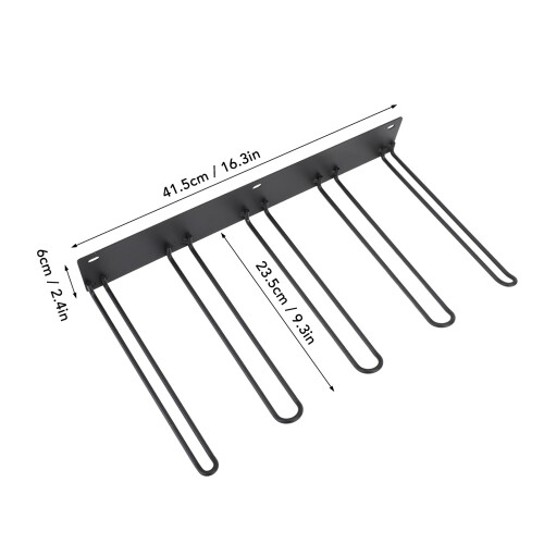 Wall Mounted Boot Rack, Large Load Bearing, Rustproof, 41.5x6x23.5cm 1
