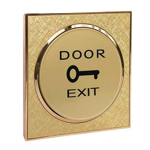 10pcs Golden Door Exit Button Door Release  for Access Control System 1