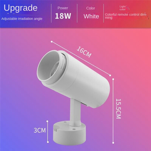 LED Lamp Spotlight Ceiling Spot Lights RGB Lamp Remote Control Adjustable Atmosphere Decoration Indoor Ceiling Light D 1