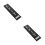 2Pcs High Visibility Braille Safety Exit Sign for Corridors Public Use 6