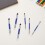 6Pièces Accessoires Dessin Bleu Double Fonction Estompage 5