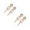 4Pièces Décorations Bois Appliques Colonnes Pour Meubles 3