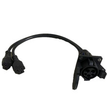 2-Kops EV-Opladeradapter met 0,3 M Kabel J1772 Naar NEMA 5-15/5-20 voor Fiets, Scooter, Één Wiel, Amerikaanse Stekkeradapter 110V-220V
