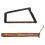 13 Inch Folding Bow Saw Folding Hand Saw,Multifunctional Rectangular Hand Saws for Wood, Bone, Tree Pruning Black 1