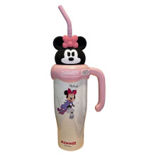 Insulated Tumbler with Lid, Straw & Handle 800ML Leakproof Insulated Bottle Birthday Valentines Gifts Minnie