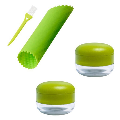 Garlic Peeler Skin Remover Keeper, Easy to Roller Garlic Set Kitchen Tool