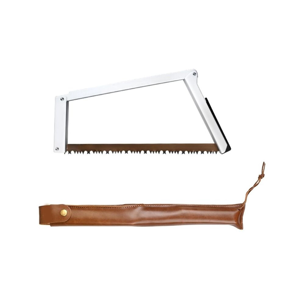 13 Inch Folding Bow Saw Folding Hand Saw,Multifunctional Rectangular Hand Saws For Wood, Bone, Tree Pruning White 6033961892388