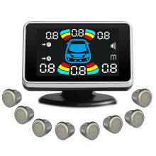 8 Parksensoren Parktronic Auto KFZ Rückfahrradar Elektronik Heckscheibenwarnanlage Rückfahrassistent Summer B