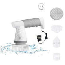 Electric Waterproof Portable Bathroom Cleaner Brush, Cordless Electric Cleaning Brush with 5 Replaceable Brush US Plug