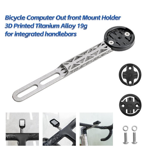 ZRACE 3D Printed Bicycle Computer Extended Bracket Bicycle Cell Phone Holder Bicycle Stand for Wahoo  Mount 1