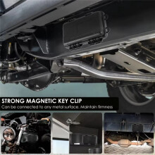 Porte-Clés Magnétique Caché Amélioré, Boîte à Clés Cachée pour Voiture, Étanche, Antirouille, Multifonction, Boîte de Rechange