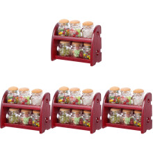 4St Miniatuur Snoeppot En Rek Speelgoedhuis Decoratie Assorti