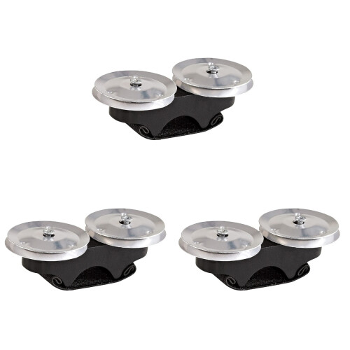 3St Kinderen Percussie Instrument Aluminium Finger Bell Speelgoed