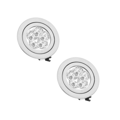 2Pièces Ampoules LED Pour Argent, Verre+abs, Cuisine
