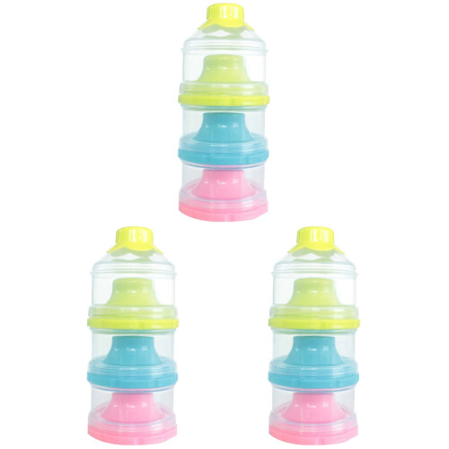3Pièces Conteneur Bébé Triple Compartiments Séparés
