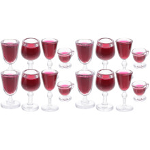 16Pièces Mini À Vin Pour Maison De Accessoires Colorés