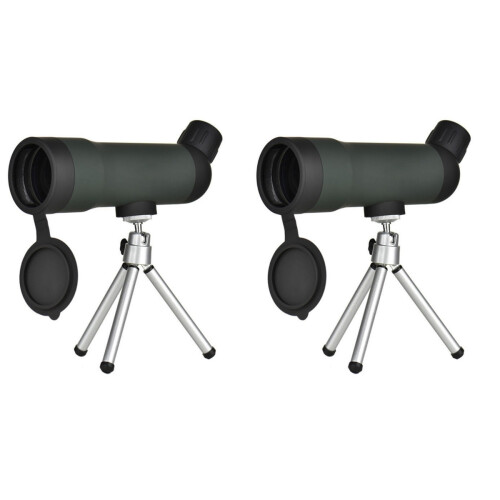 2Pièces Monoculaire Compact 20x50mm Avec Trépied Étanche Multicouleur