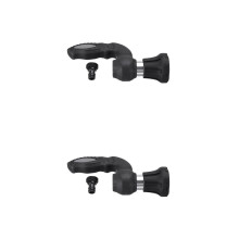 2Pcs Durable Black High Pressure Sprayer Hose Nozzle for Car Washing