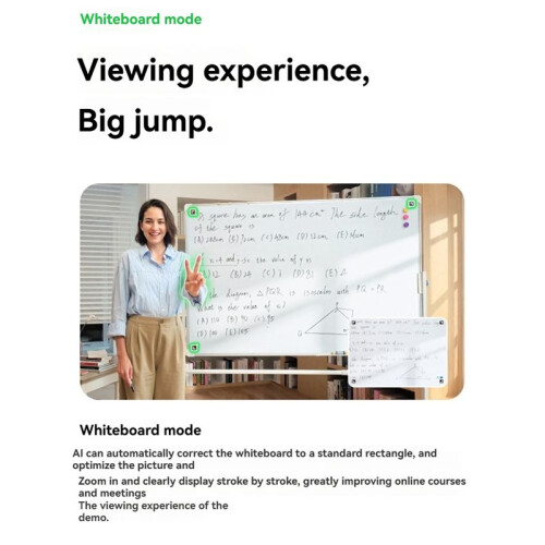 Para  Link 2C  4K Webcam-Sensor Superior de 1/2 Polegada, Enquadramento Automático, HDR, Microfone com Cancelamento de Ruído AI Câmera 1