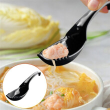 2-i-1 Ramen-Soppsked Kinesisk Japansk Ramen-Soppsked Camping Praktisk Ramen-Servis Vit