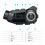 S3  Casco da Moto  Interfono Auricolare Videoregistratore 2K DVR Dash Cam Supporta 6 Persone, Nero e Blu 5