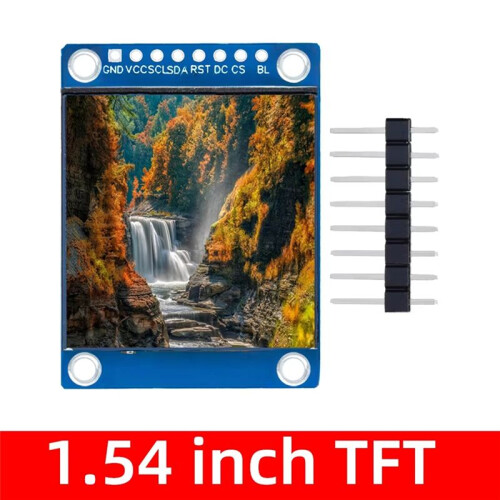1.54-Inch IPS TFT Display Module - 240x240 HD Resolution, SPI Interface with ST7789 Driver with EC11 2
