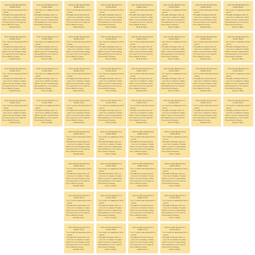60Pièces Patch Réparation Multiusage Pour Bateaux Gonflables 2